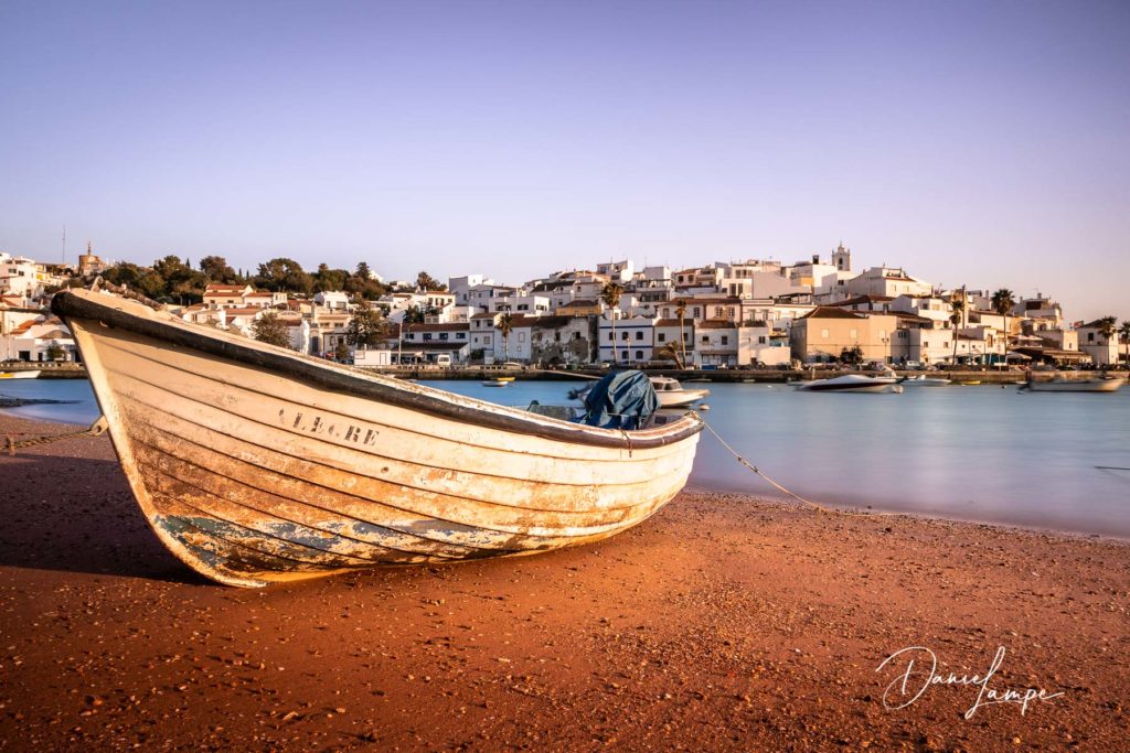 Portugal, Algarve, Ferragudo, Fischerdorf, Fischerboot